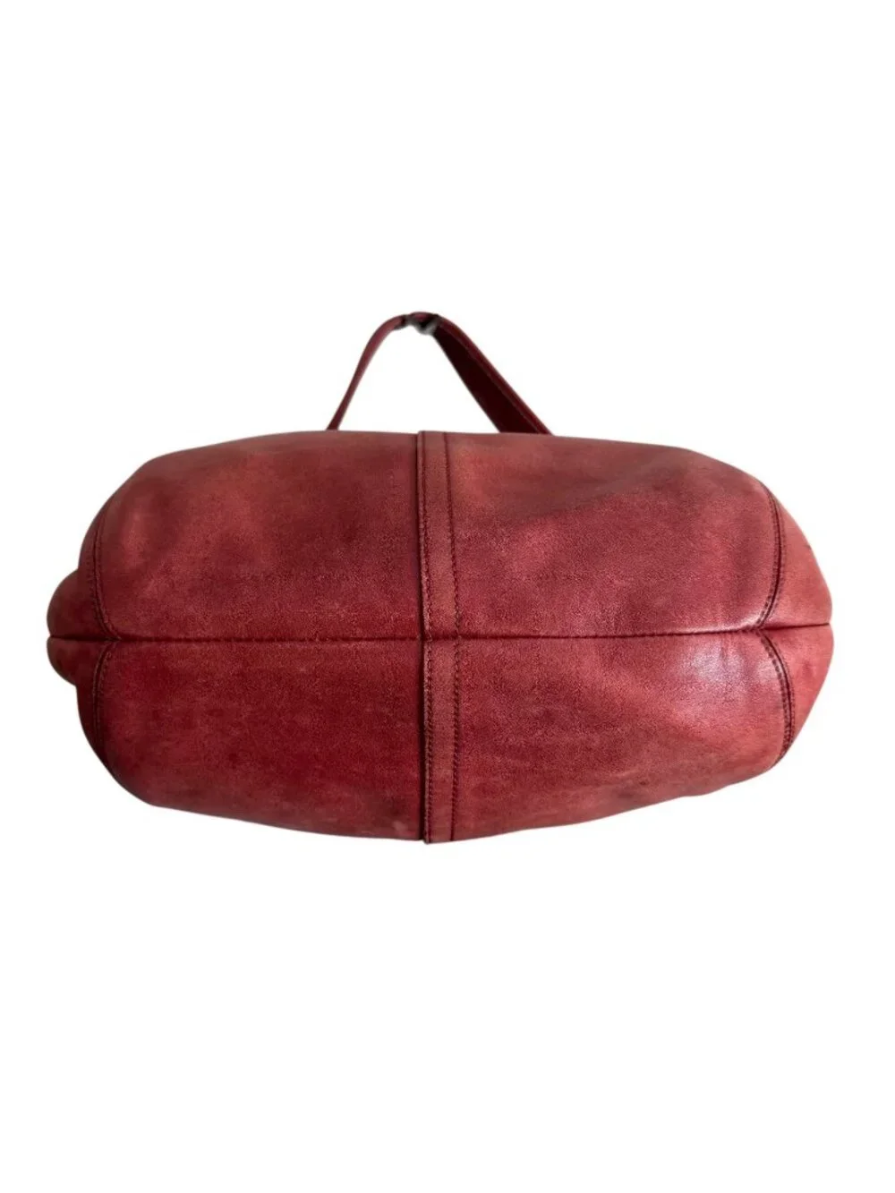 Vintage Coach 9219 Ergo Hobo Shoulder Bag Cherry Red Leather City Y2K 90s‎